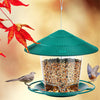 New Waterproof Gazebo Hanging Wild Bird Feeder Outdoor Container With