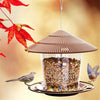 New Waterproof Gazebo Hanging Wild Bird Feeder Outdoor Container With