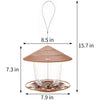 New Waterproof Gazebo Hanging Wild Bird Feeder Outdoor Container With